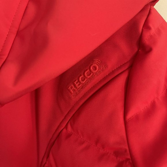 Athleta RECCO Rescue Technology Down Ski Puffer Jacket Coat Womens Medium NWT - Picture 14 of 16